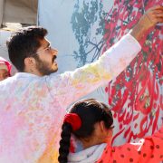 Live  Interactive Calligraphy Performance by Calligrapher Ghaleb Hawila